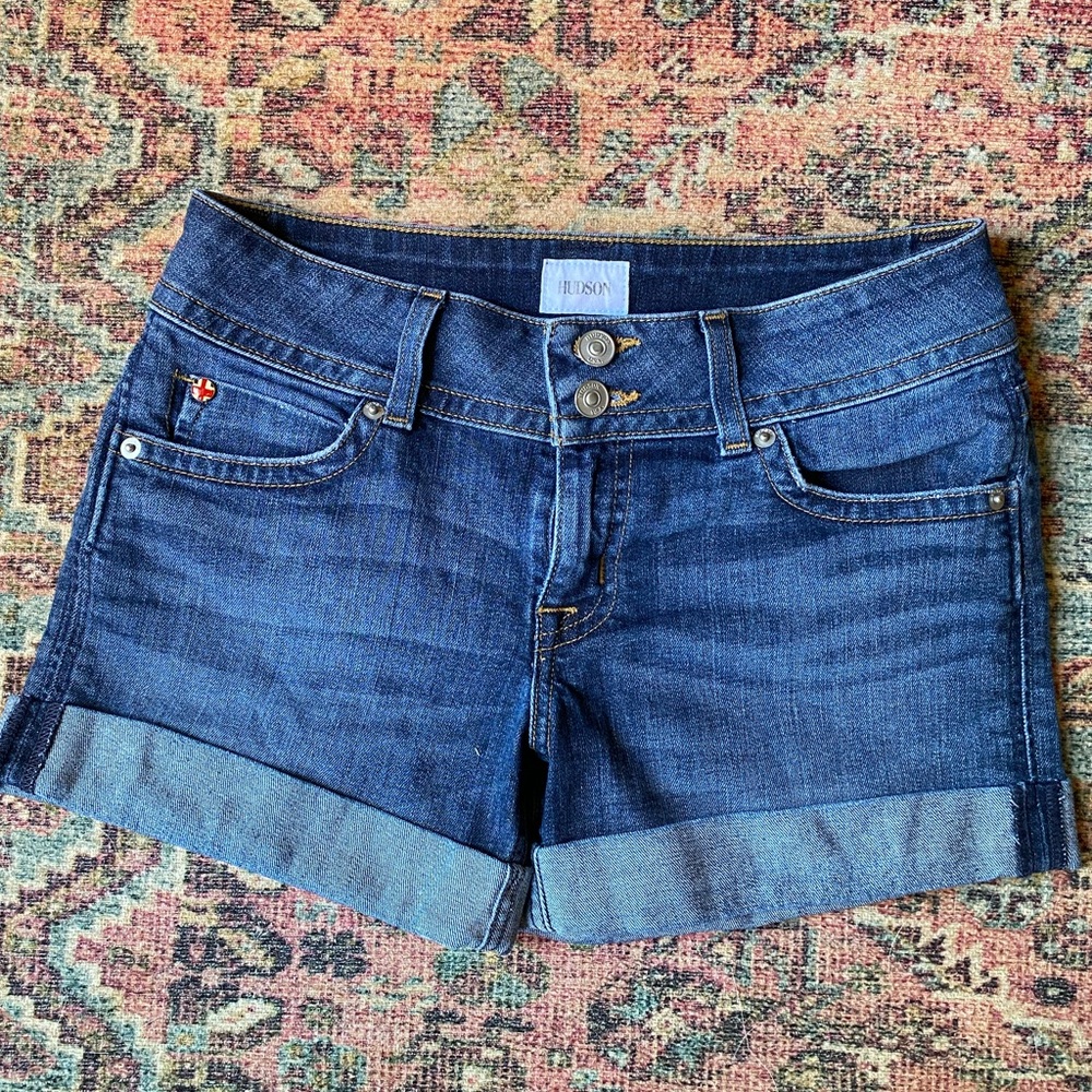 Hudson Jeans Blue Jean Shorts Classic Style